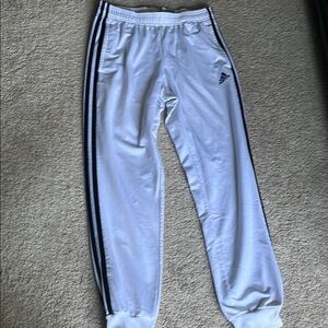 Adidas mens White Track Pants